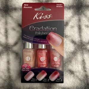 Kiss brand NEW Gradation polishes set - 3 step system